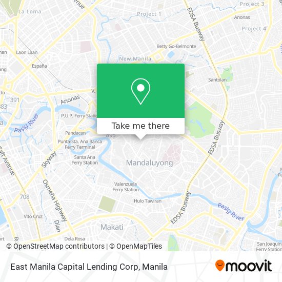 East Manila Capital Lending Corp map