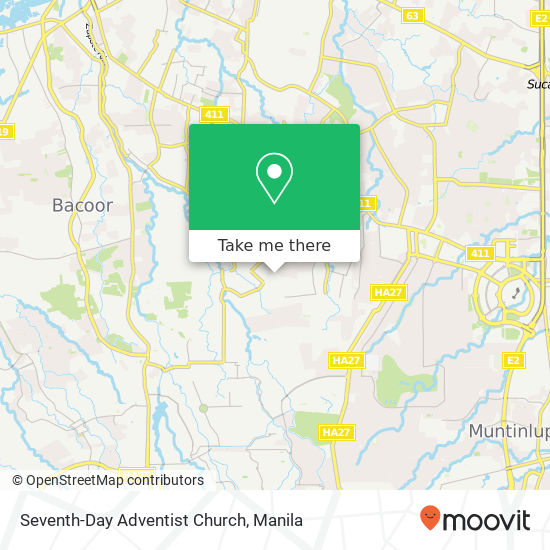 Seventh-Day Adventist Church map