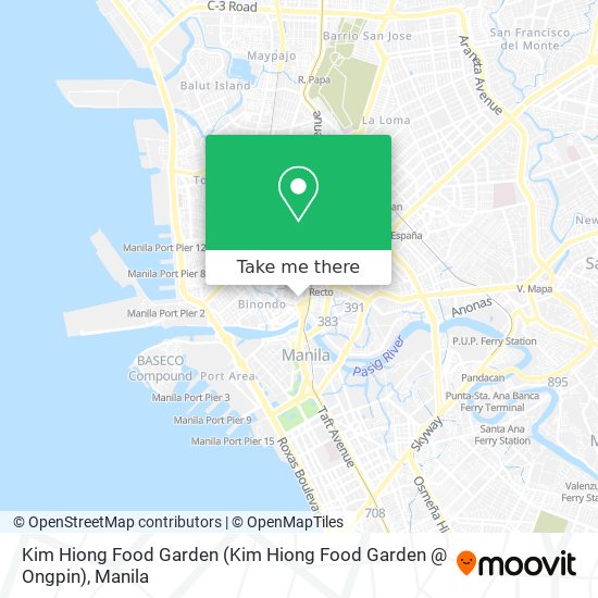 Kim Hiong Food Garden map