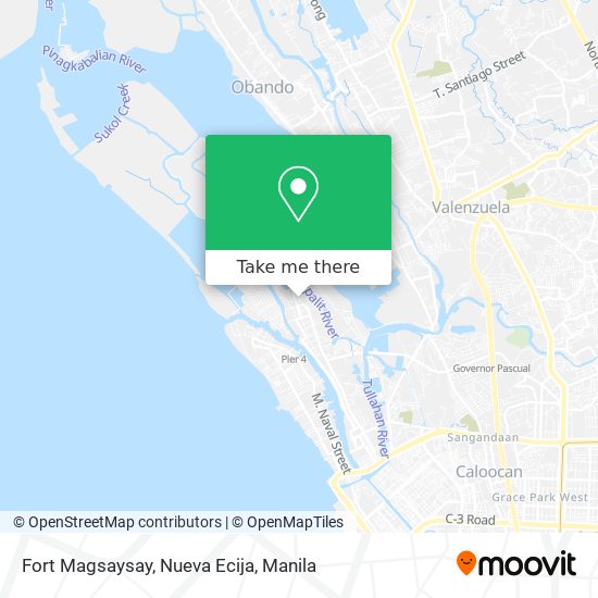 Fort Magsaysay, Nueva Ecija map