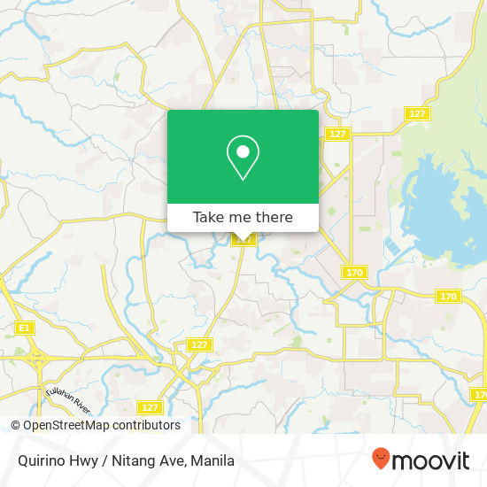 Quirino Hwy / Nitang Ave map