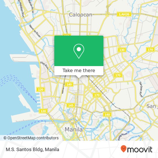 M.S. Santos Bldg map