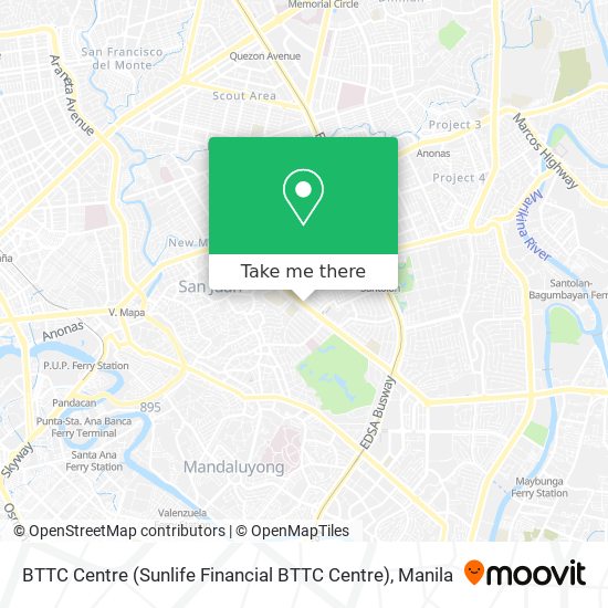BTTC Centre (Sunlife Financial BTTC Centre) map