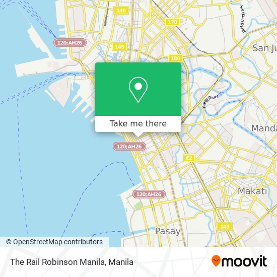 The Rail Robinson Manila map