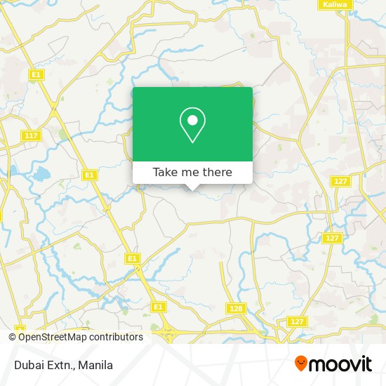 Dubai Extn. map
