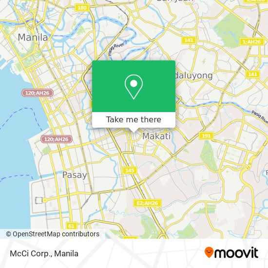 McCi Corp. map
