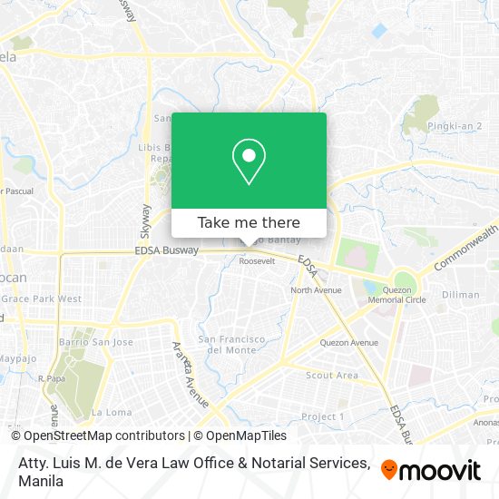Atty. Luis M. de Vera Law Office & Notarial Services map