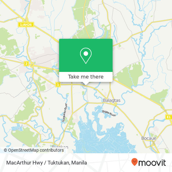 MacArthur Hwy / Tuktukan map