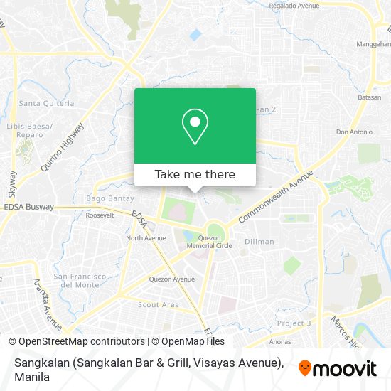 Sangkalan (Sangkalan Bar & Grill, Visayas Avenue) map