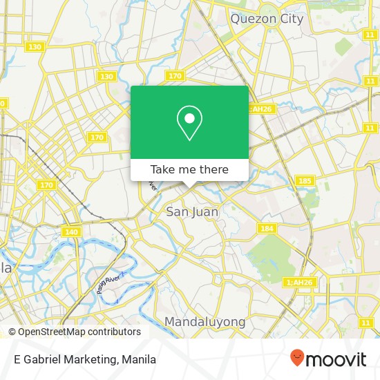 E Gabriel Marketing map