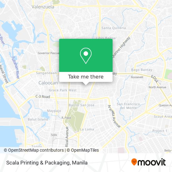 Scala Printing & Packaging map