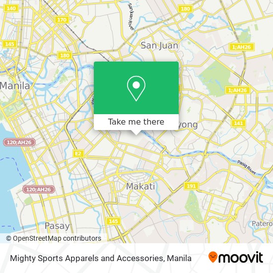 Mighty Sports Apparels and Accessories map