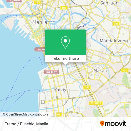 Tramo / Eusebio map