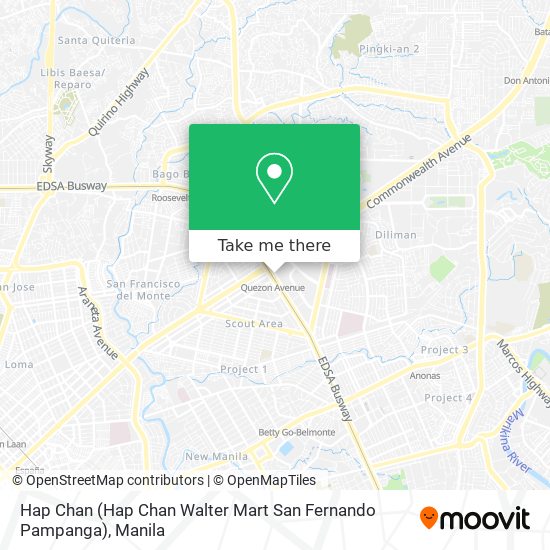 Hap Chan (Hap Chan Walter Mart San Fernando Pampanga) map