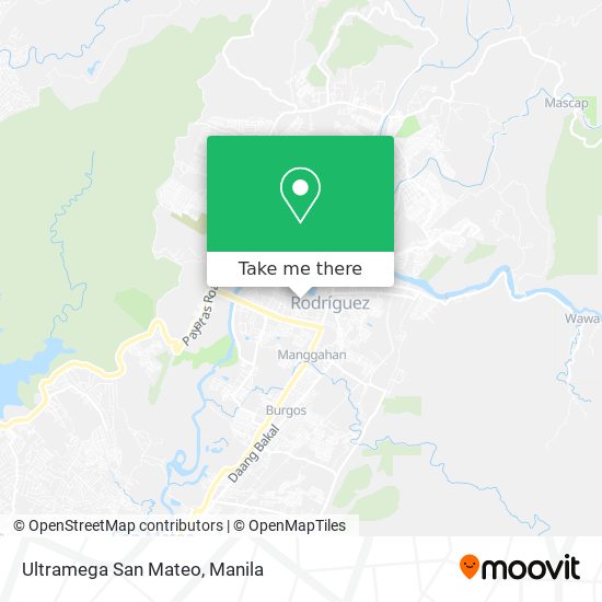 Ultramega San Mateo map