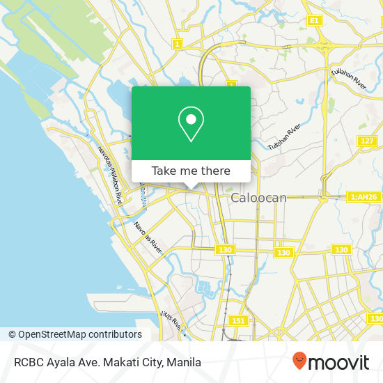 RCBC Ayala Ave. Makati City map