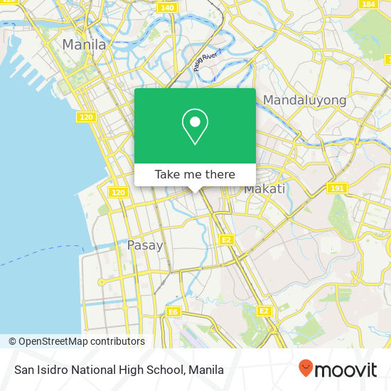 San Isidro National High School map