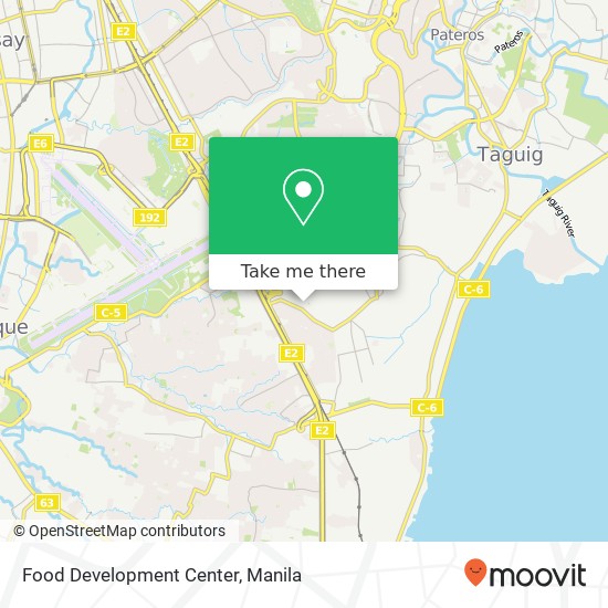 Food Development Center map