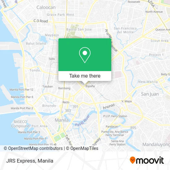 JRS Express map