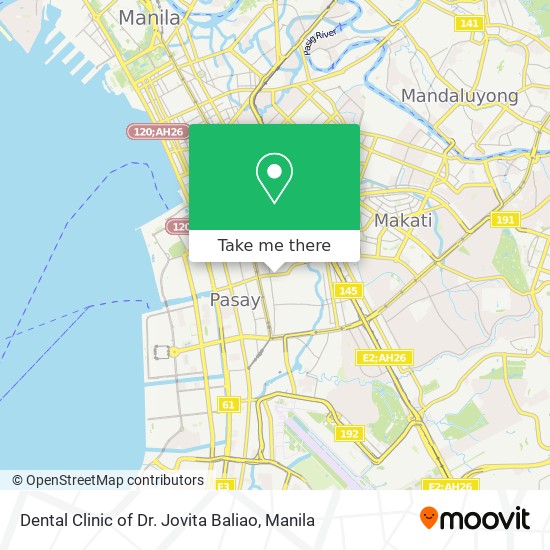Dental Clinic of Dr. Jovita Baliao map