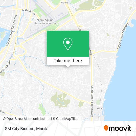 SM City Bicutan map