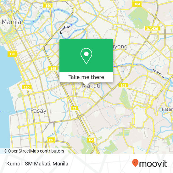 Kumori SM Makati map