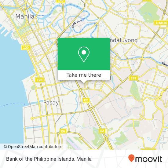 Bank of the Philippine Islands map