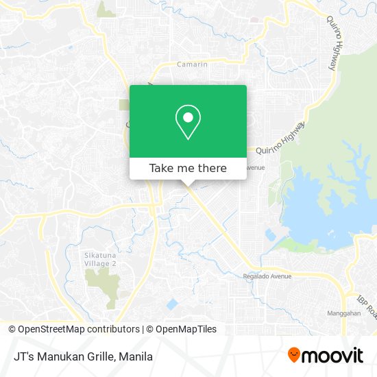 JT's Manukan Grille map