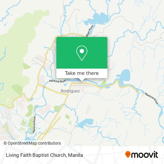 Living Faith Baptist Church map
