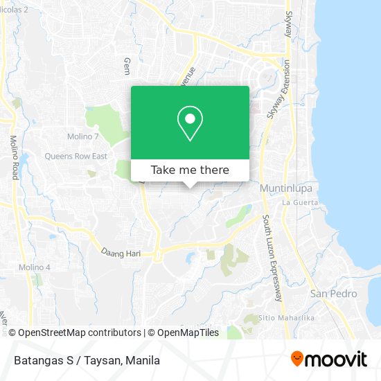 Batangas S / Taysan map