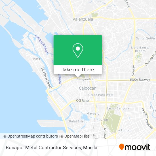 Bonapor Metal Contractor Services map