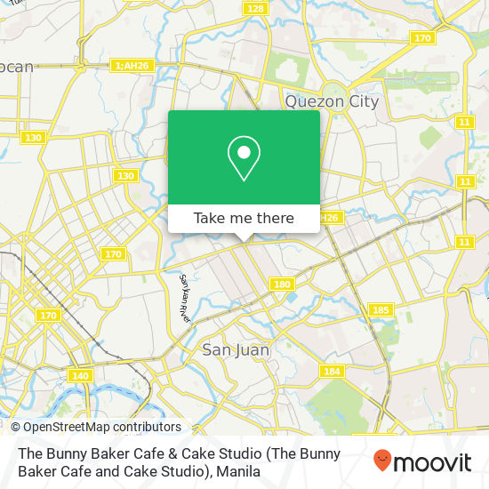 The Bunny Baker Cafe & Cake Studio map
