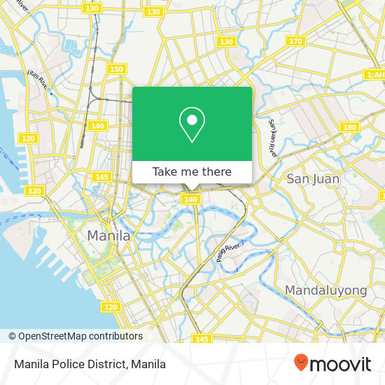 Manila Police District map