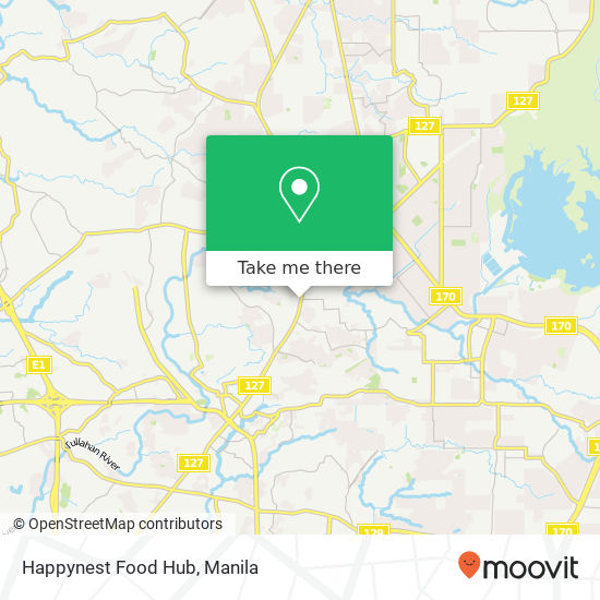 Happynest Food Hub map
