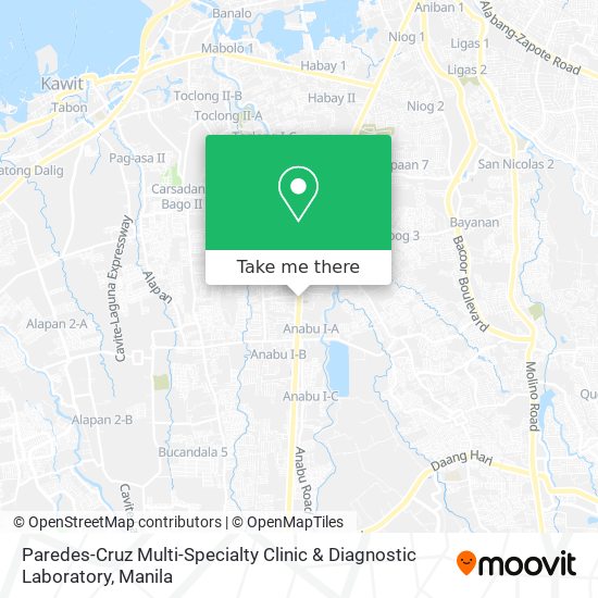 Paredes-Cruz Multi-Specialty Clinic & Diagnostic Laboratory map