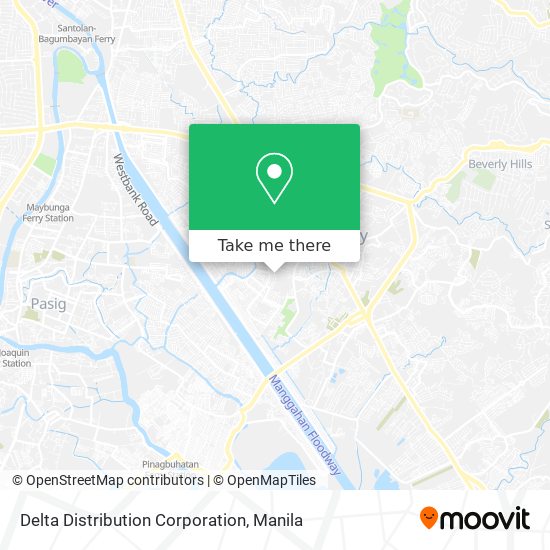 Delta Distribution Corporation map