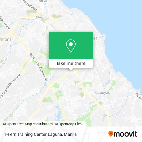 I-Fern Training Center Laguna map