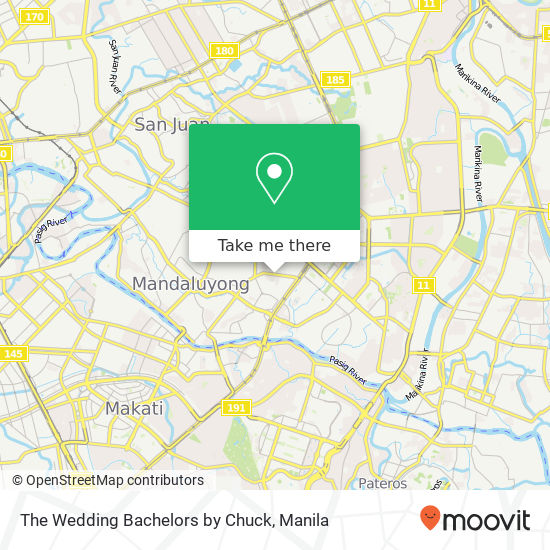 The Wedding Bachelors by Chuck map