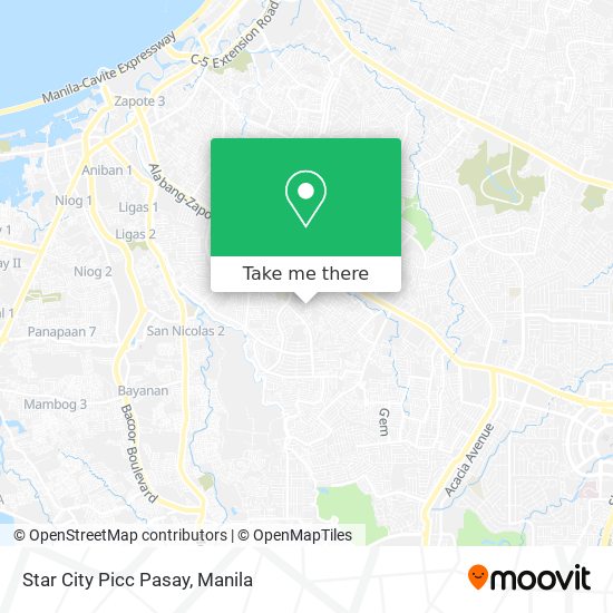 Star City Picc Pasay map