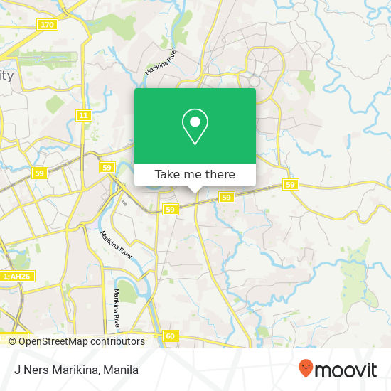 J Ners Marikina map