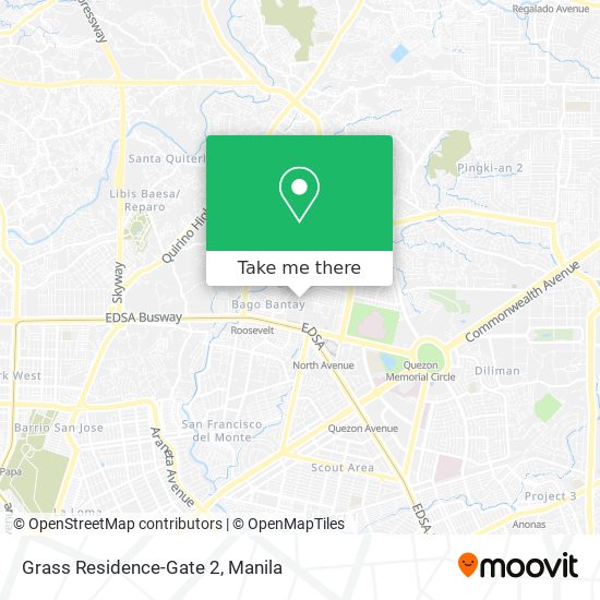 Grass Residence-Gate 2 map