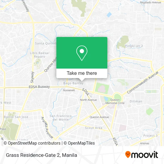 Grass Residence-Gate 2 map