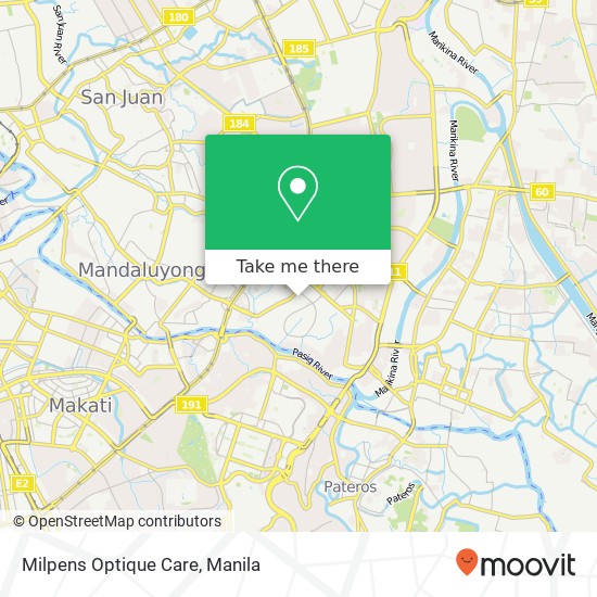 Milpens Optique Care map