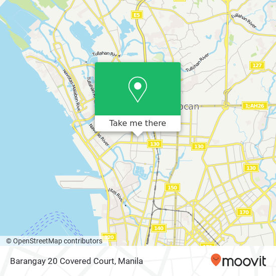 Barangay 20 Covered Court map