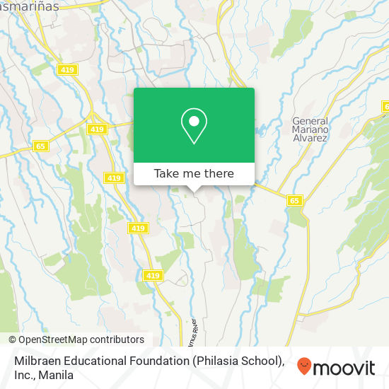 Milbraen Educational Foundation (Philasia School), Inc. map