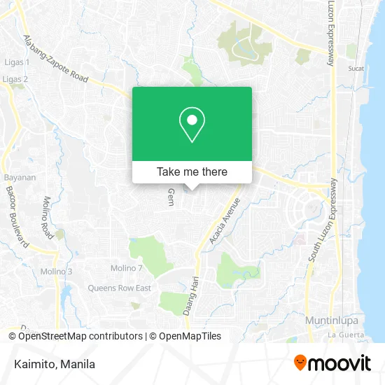 Kaimito map