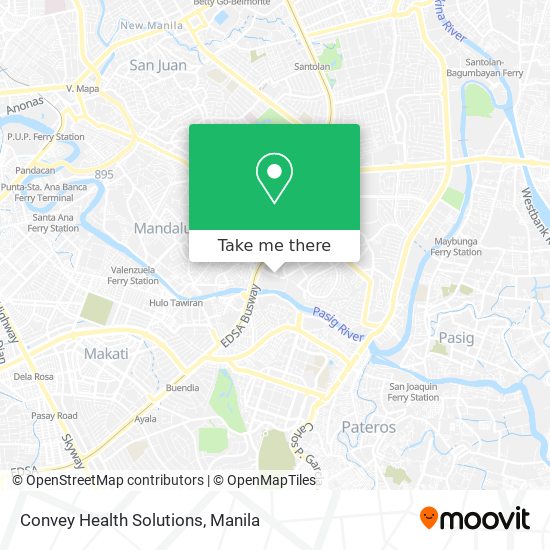 Convey Health Solutions map