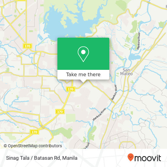 Sinag Tala / Batasan Rd map