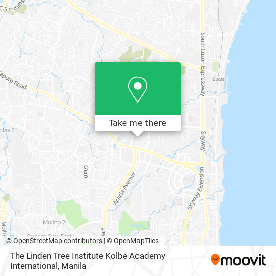 The Linden Tree Institute Kolbe Academy International map