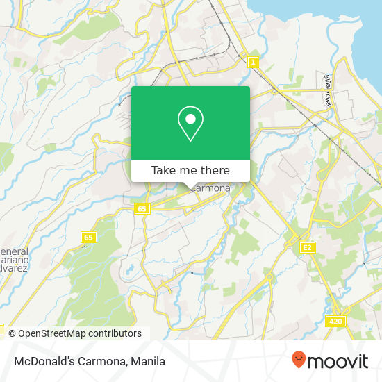 McDonald's Carmona map